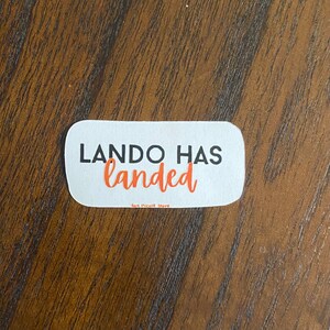 Lando Norris Sticker