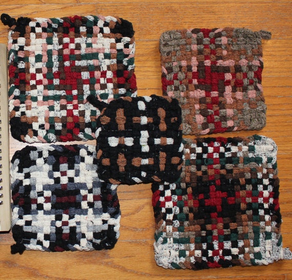 Loop Refills, WINTER WOODS Artist Blend, Colors Cotton Blend Potholder Loops,  U.S.A. Made, Crafts, Weaving, Rugs, Recycling 