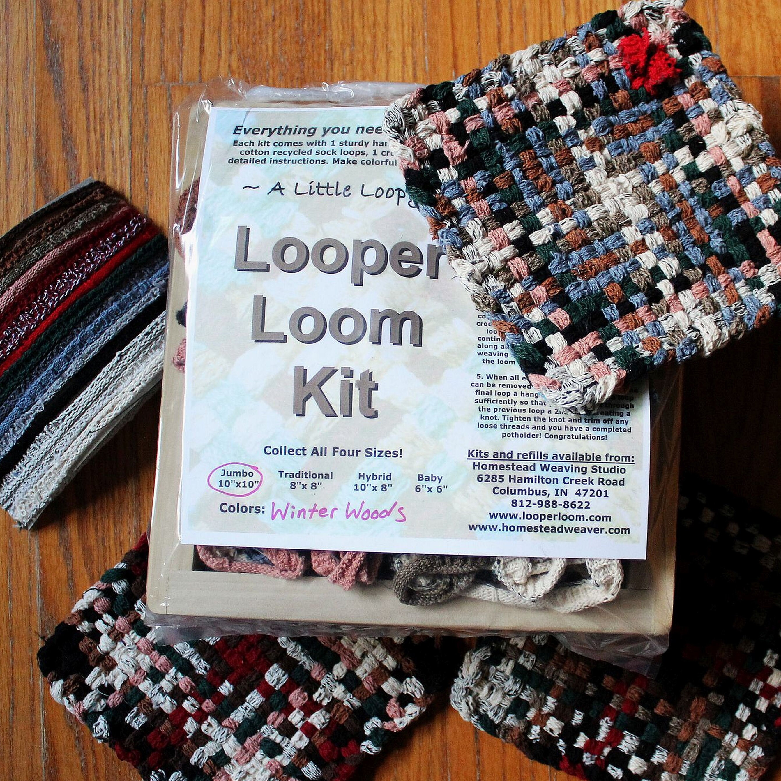 Traditional Potholder Loom and Loops Kit