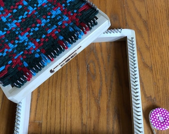 Mammoth Potholder Loom: 12" Handcrafted Wood Weaving Loom, USA made