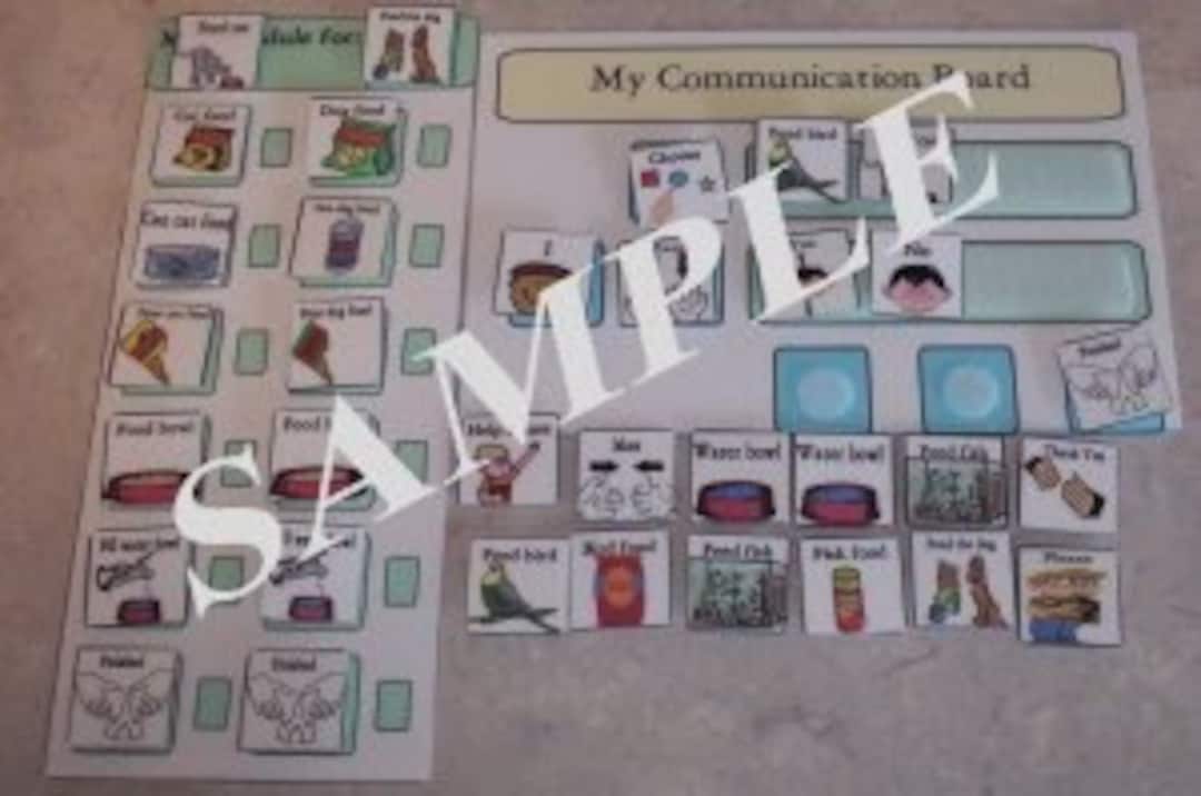 Visual Aid, Communication Board and Visual Schedule Board, Autism PECS