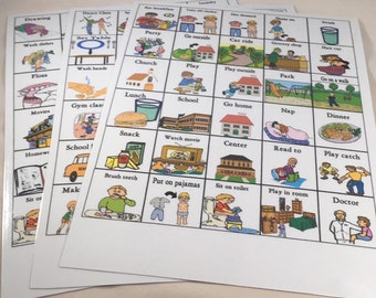 Visual 3 Schedules Daily Routine Charts, Autism Neurodivergent Behavior Support, Classroom & Home Routine Boards