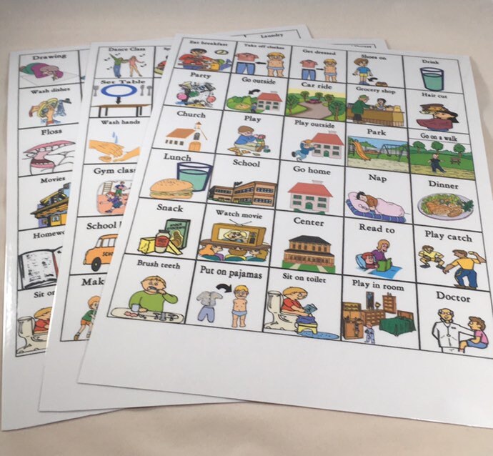 DIY Printable Download, Autism PECS, Visual Aid Communication Cards for Visual Schedules, ABA Therapy - Etsy Australia
