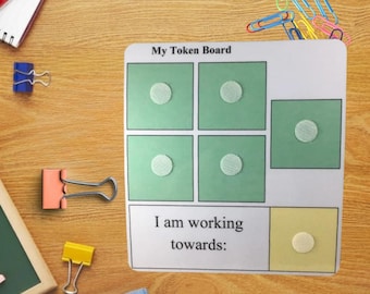 Autism Behavior Reward Chart | Visual Routine Skills Planner for Kids, Teens