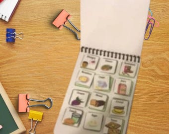 Autismus Kommunikations-Buch | 64 PECS Visuelle Unterstützung für nonverbale Sprachtherapie AAC