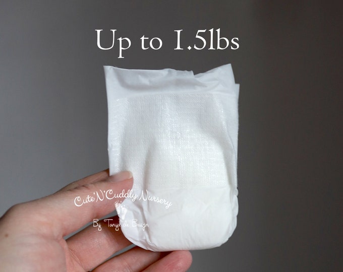 Micro Preemie Diapers up to 1.5lbs Etsy