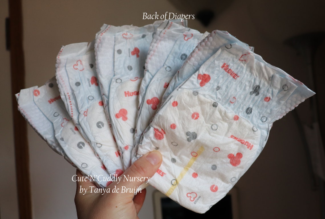 Huggies Mickey Mouse Theme Diapers Tamaño 1 Set de 5 Etsy