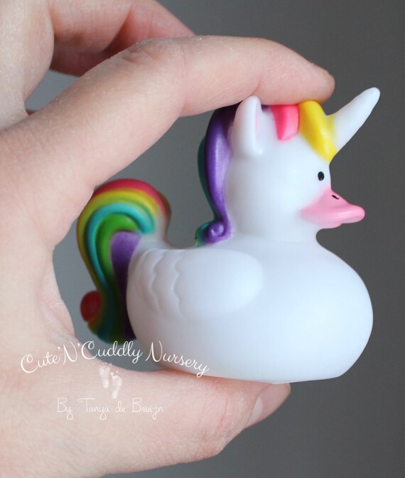 unicorn duck bath toy