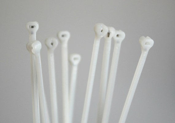 Pkt of 10 Reborn Baby Supplies Micro Cable Ties 14/" 36cm