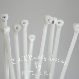 Reborn Cable Ties - Extra Long - Very Thin 14&quot;