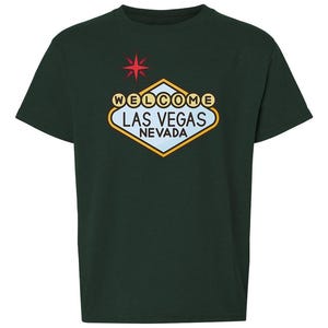 T-shirt de bienvenue Las Vegas - Pari - Machines à sous - Casino - Argent - Jetons - Jackpot - Paiement manuel - Fun - Las Vegas