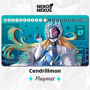 Cendrillmon Spielmatte - Digimon Kartenspiel - 14"X24" / 34,5X59 cm