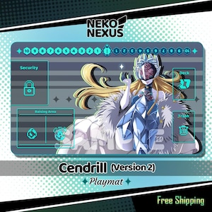Playmat -  Cendrill Version 2 - Digimon Card Game - 14"X24" / 35X60x0.2cm