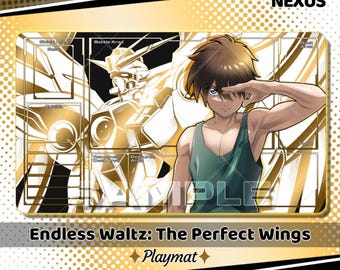 Playmat - Mousepad - Gundam Wing Endless Waltz: The Perfect Wings - GCG - 24" x 14" (600 x 350 x 2 mm)