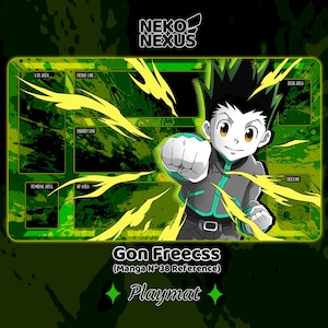 Tapis de jeu Gon Freecss - UNION ARENA - 34,5 x 59 cm