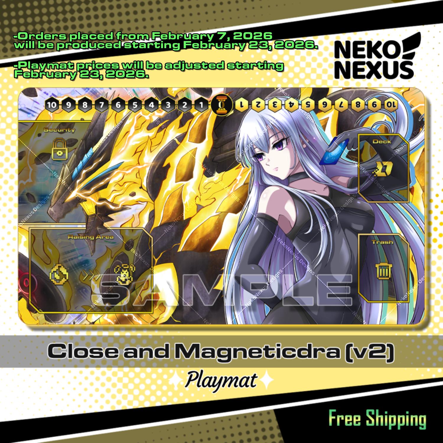 Playmat - Mousepad - Close and Magneticdra (V2)- DCG – 24