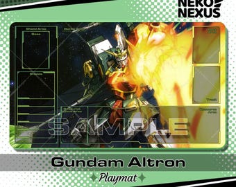 Tappetino da gioco - Tappetino per mouse - Gundam Altron - GCG – 24" x 14" (600 x 350 x 2 mm)