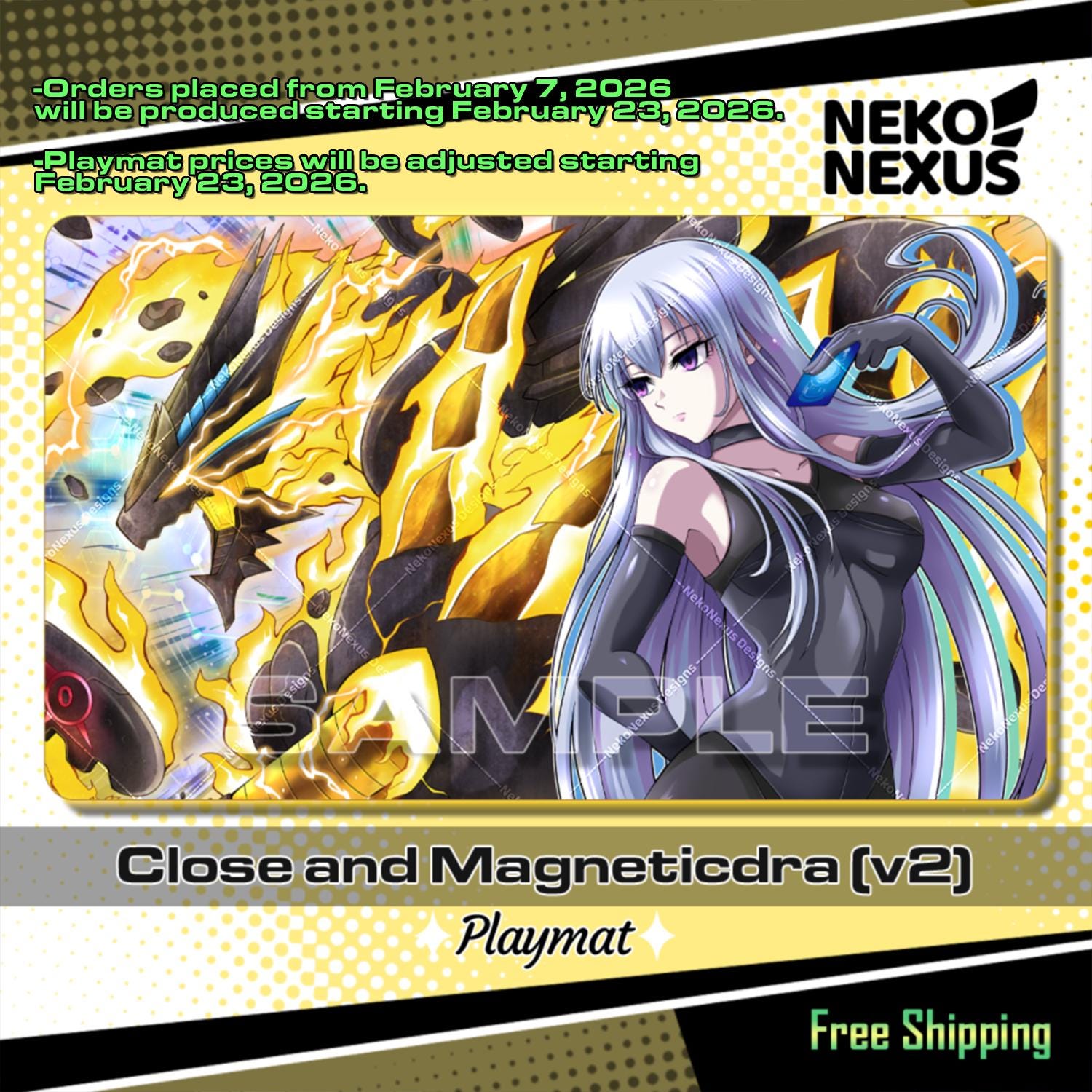 Playmat - Mousepad - Close and Magneticdra (V2)- DCG – 24