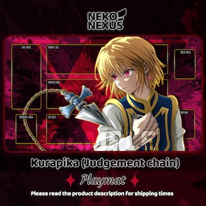 Tapis de jeu Kurapika UNION ARENA - 14"X24" / 34,5X59x0,3 cm