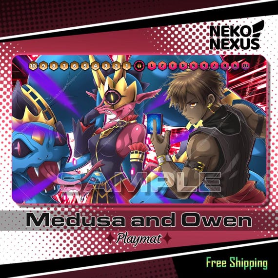 Playmat - Mousepad - Medusamon and Owen – DCG – 24