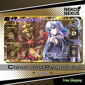 Playmat - Mousepad - Close and Pyramidi - DCG – 24" x 14" (600 x 350 x 2 mm)