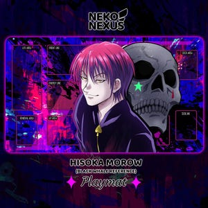 Tapis de jeu Hisoka Morow (version Black Whale) - UNION ARENA - 34,5 x 59 cm