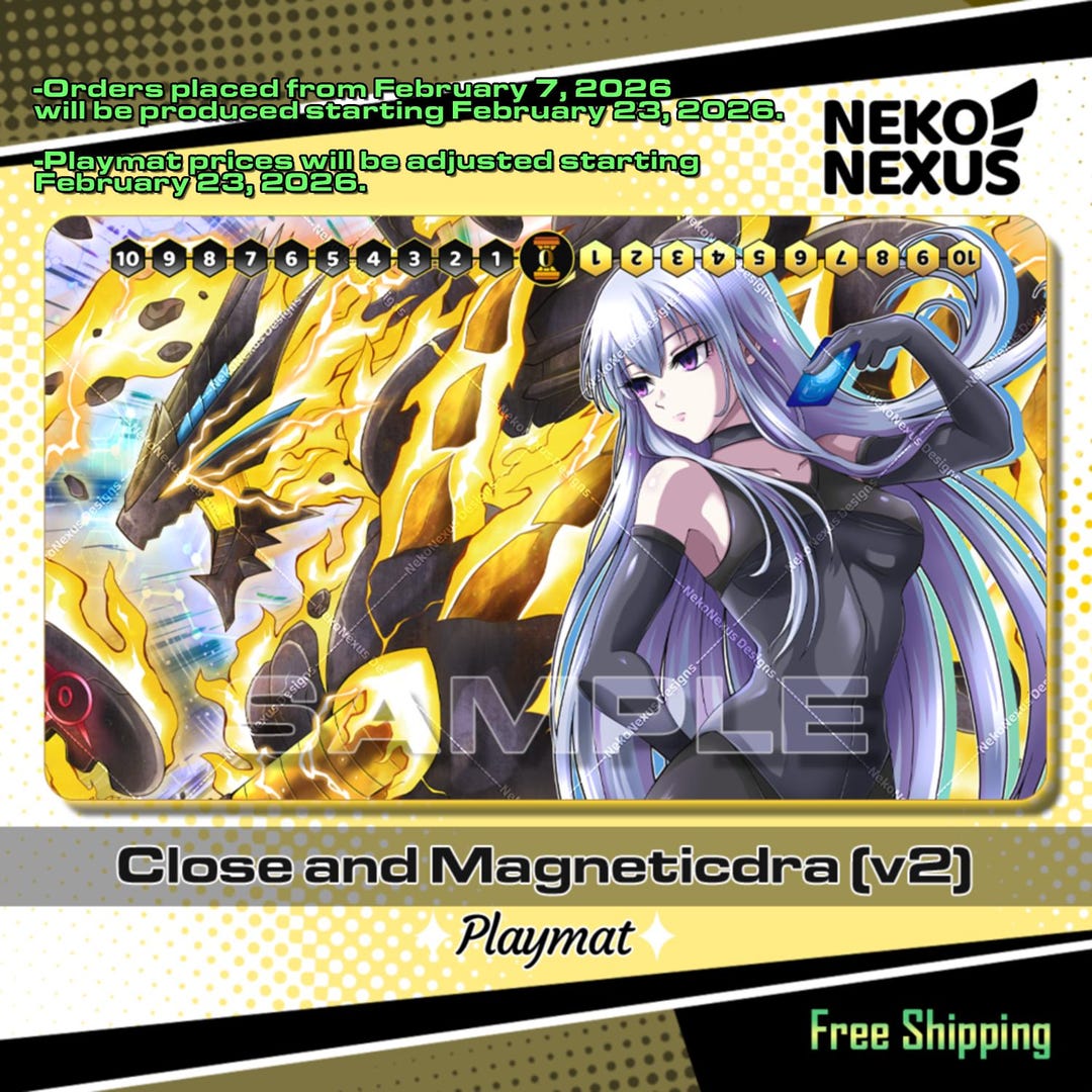 Playmat - Mousepad - Close and Magneticdra (V2)- DCG – 24