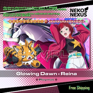 Playmat - Mousepad - Glowing Dawn Queen – DCG – 24" x 14" (600 x 350 x 2 mm)