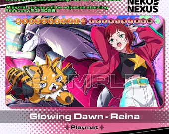 Playmat - Mousepad - Glowing Dawn Queen – DCG – 24" x 14" (600 x 350 x 2 mm)
