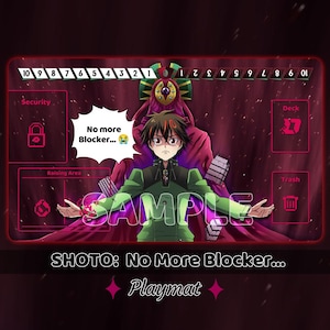 Shoto x Mother: No more blocker... - Digimon Card Game 14"X24" / 35X60x0.2cm
