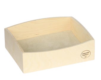 Hamsterwelten Hamster Sandbad mit Easy Entry zur natürlichen Fellpflege