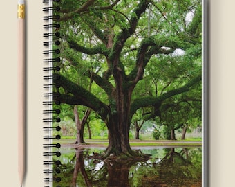 New Orleans Oak Trees Spiral Notebook - Ruled Line