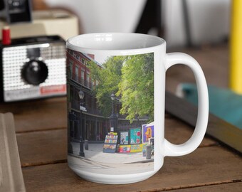 Franska kvartersmugg: Jackson Square, New Orleans - 450 ml keramik