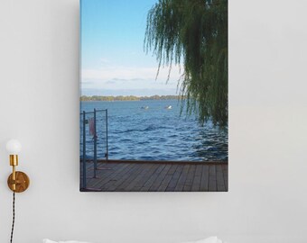 Toronto Harbor Matte Canvas, Stretched, 1.25" / Toronto Canada Wall Art
