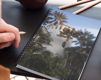 Santa Barbara Courthouse Spiral Notebook: Ruled Line Journal