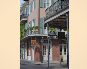 Chartres Street, New Orleans Print: French Quarter Architecture