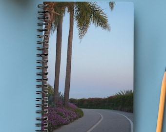 Santa Barbara Spiral Notebook - Scenic California Sunset Journal