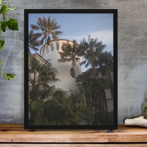 Santa Barbara Wall Art - Framed Vertical Poster