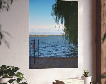 Toronto Harbor Scenic Poster / Toronto Canada Wall Art