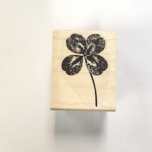 4blättriges Kleeblatt Stempel WM P10