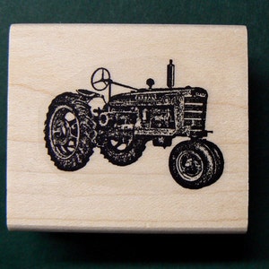 Farm tractor rubber stamp WM P14