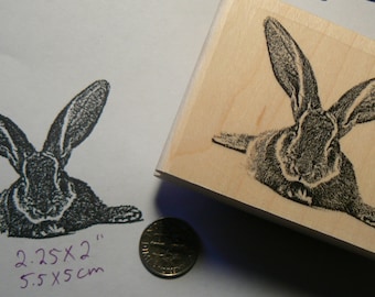 Bunny rubber stamp WM P49C