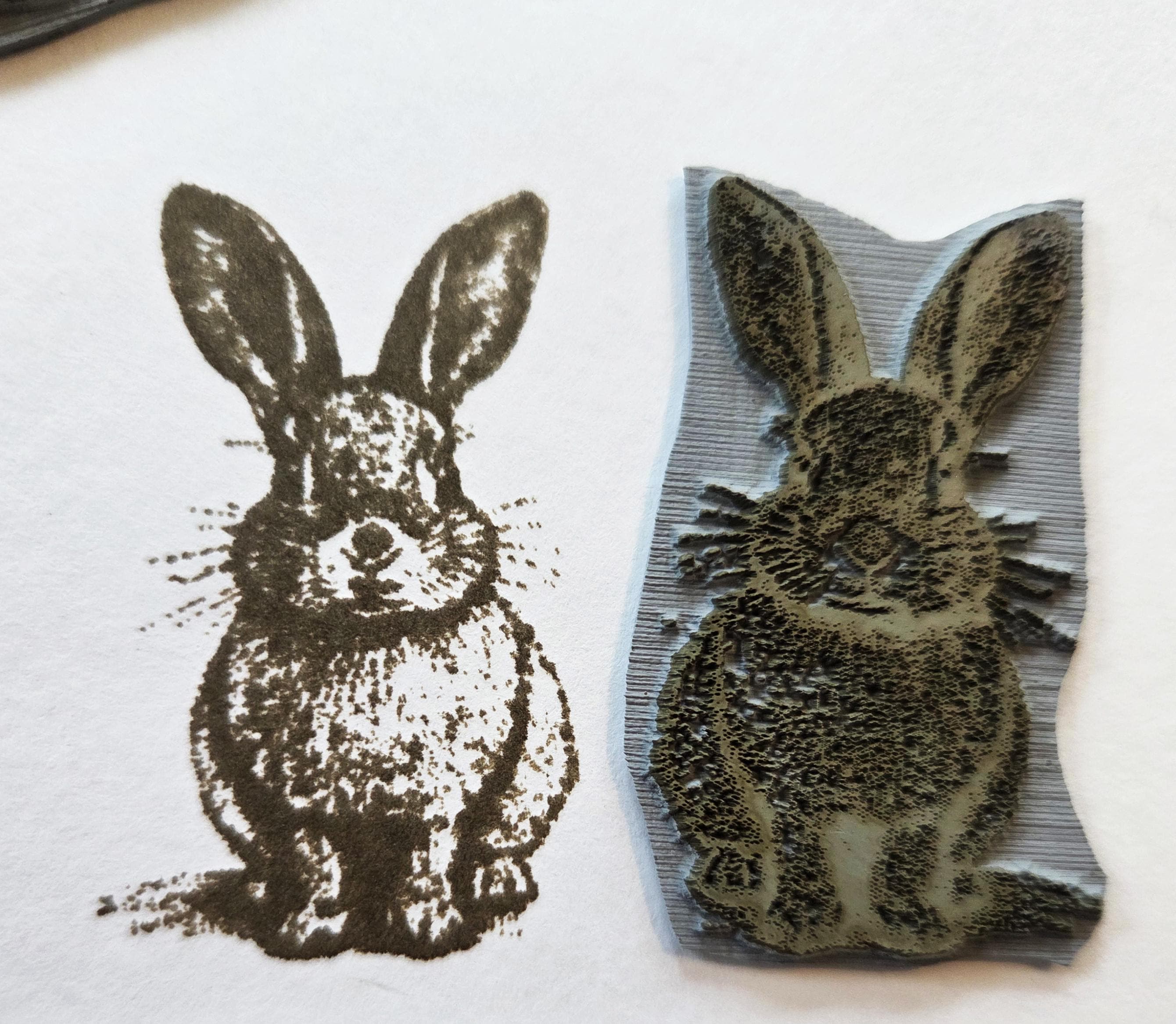 Cheap Rabbit Stamps Bunny Rabbit Rubber Stamp - Etsy