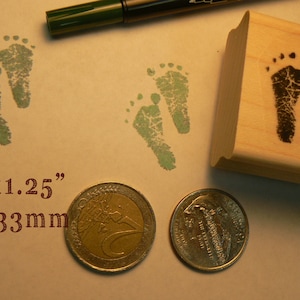 Rubberstempel kleine babyvoetjes P3