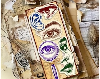 Eye- Face- eyes clear stamp set