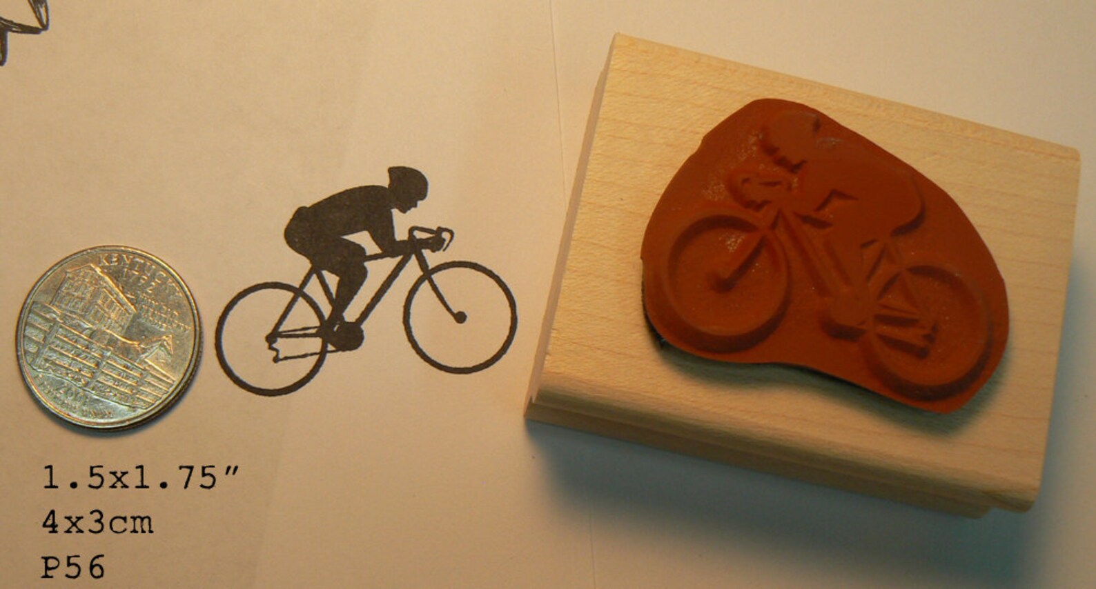 P56 Bicycle Riding, Racing, Rubber Stamp - Etsy