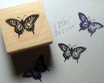 Small butterfly rubber stamp  WM P15
