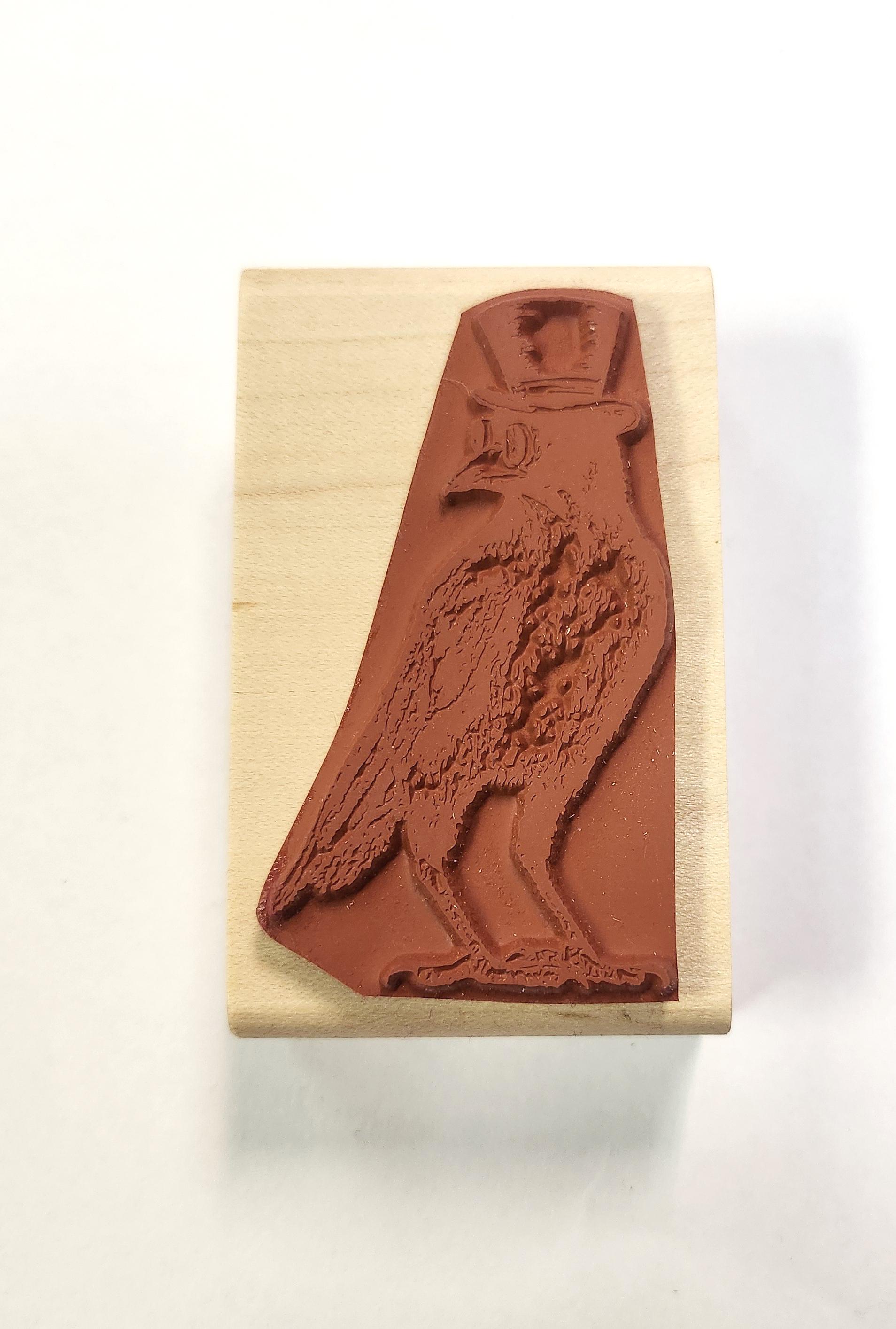 アメリカ製 輸入ラバースタンプ マウント済『トップハットカラス