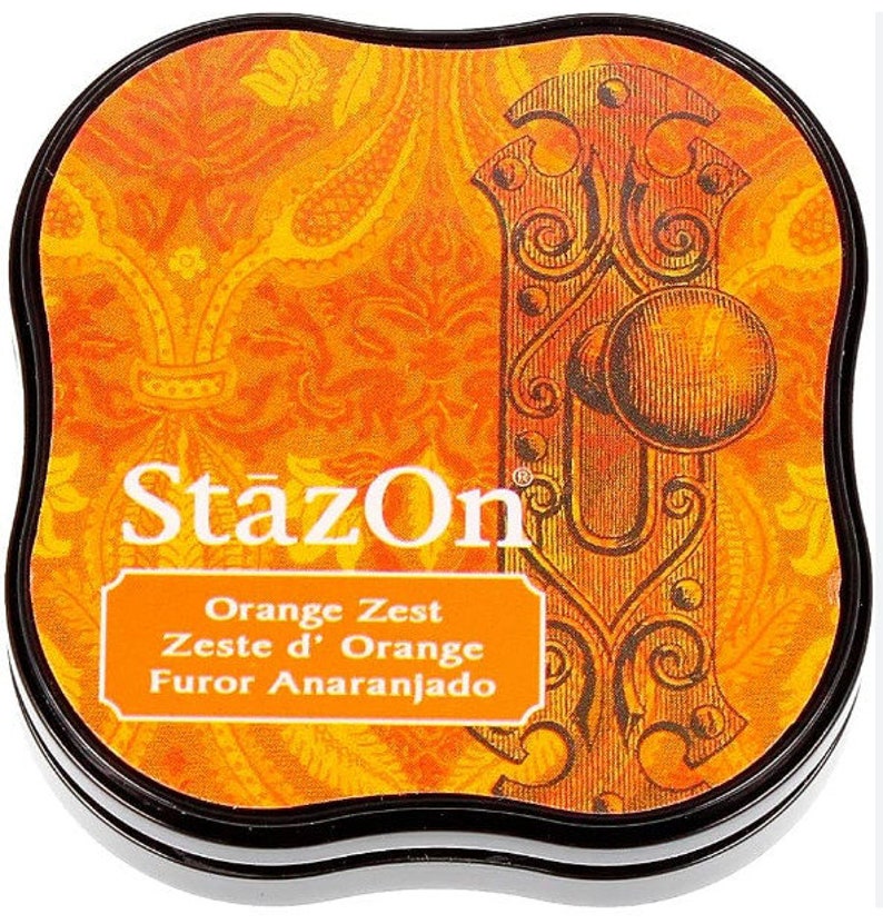 Tampone di inchiostro Stazon Orange Zest immagine 1