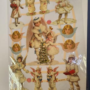 Engel und mehr Papierstanzen-Schönes deutsches Schrumpfpapier 7418